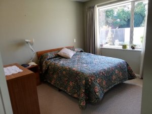 Bedroom and bed