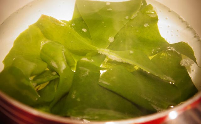 湯がく