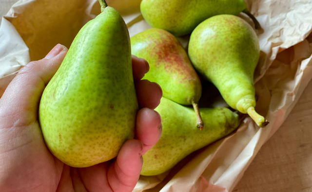 秋の味覚梨を使ったアイデア