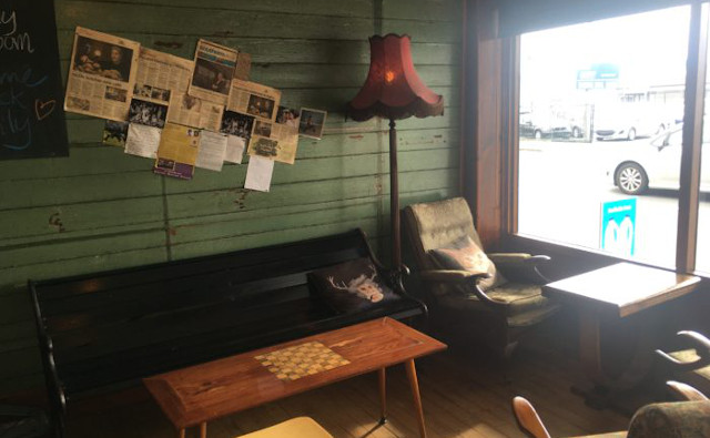 Under the red verandah