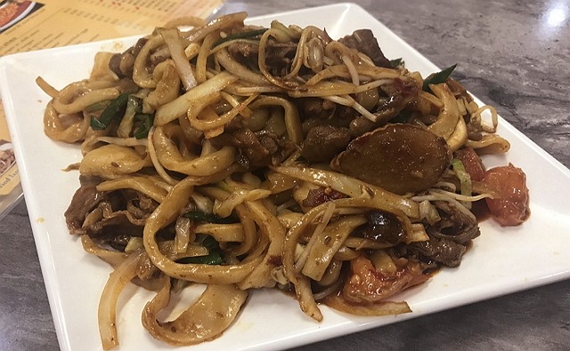 Xinjiang Lamb Fried Noodles