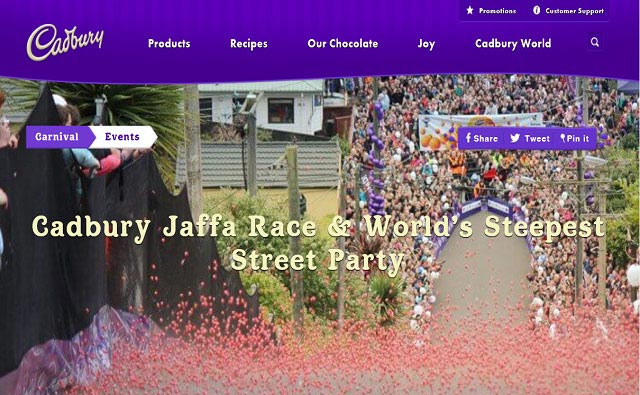 Cadburyのイベント