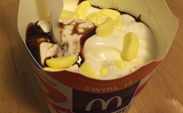 Banana Choco McFlurry