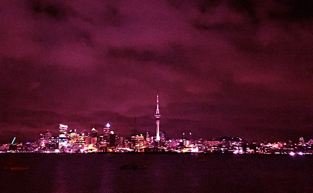 オークランドの夜景