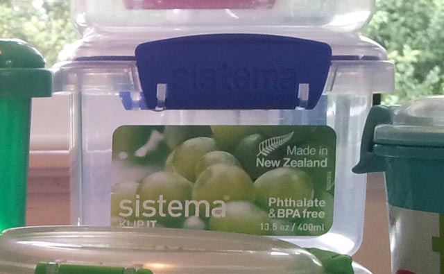 お土産にも喜ばれるニュージーランド生まれの容器「SISTEMA」