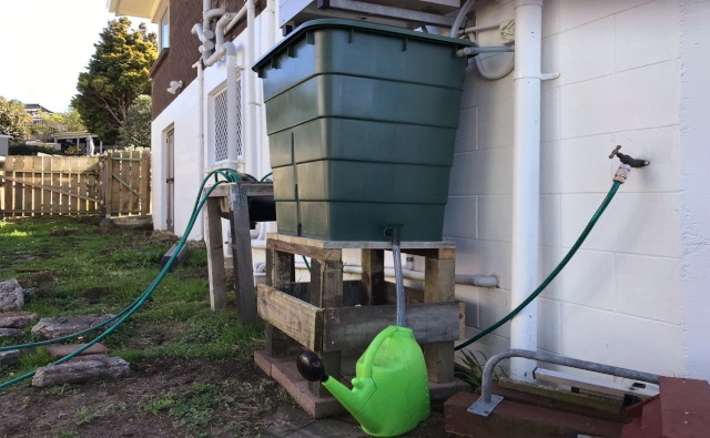 water tankで節水